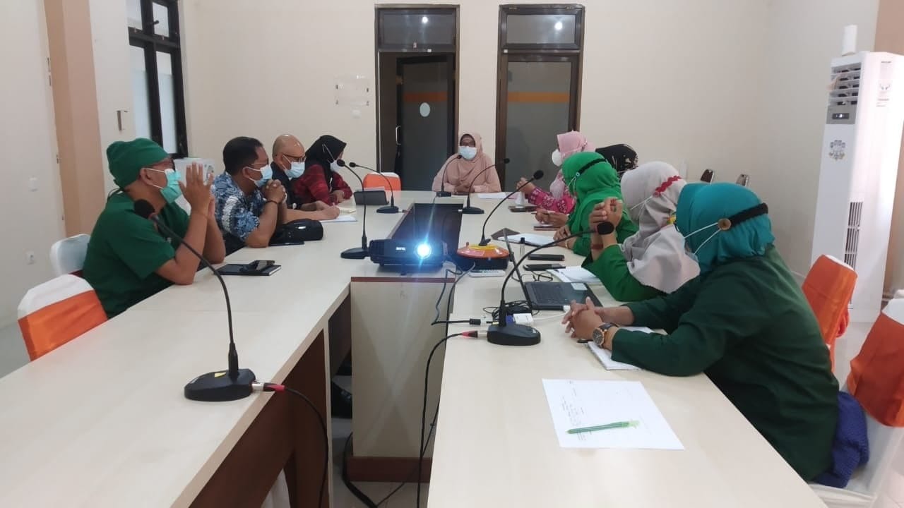 RAPAT EVALUASI MPP RSJMS TAHUN 2021